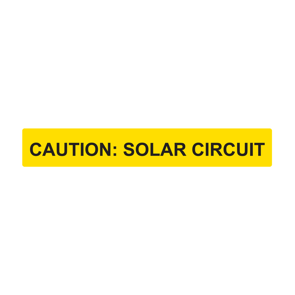 Product image for Hellermann Tyton 596-00247 6.5 x 1 Inch Clear Vinyl Caution Pre-Printed Solar Installation Label
