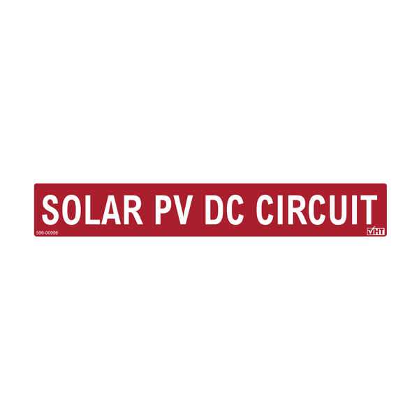 Product image for TYN 596-01006 SOLAR PV DC CRCT, RED