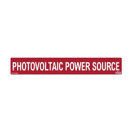 Product image for TYN 596-01007 PV POWER SOURCE, RED,