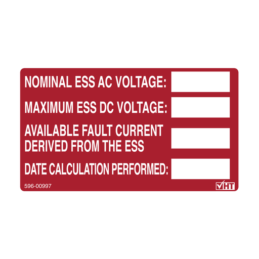 Product image for TYN 596-00997 ESS VOLT, RED, 50/RL