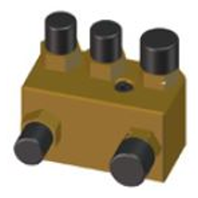 MANIFOLD 2 X 3 CGA