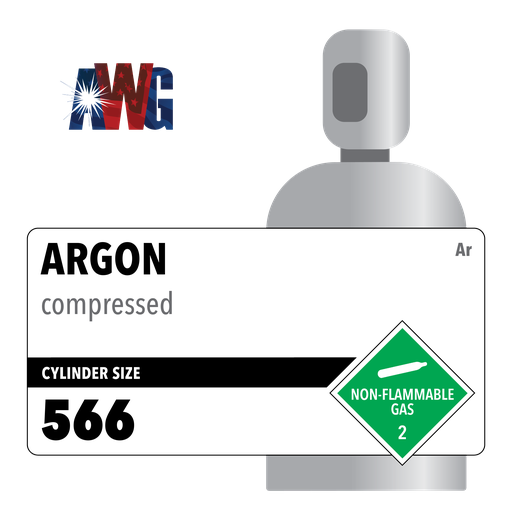 Argon, Ultra High Purity, 5.0, 6000 psig, 566 cf, High Pressure Steel, CGA 677 Threaded Valve