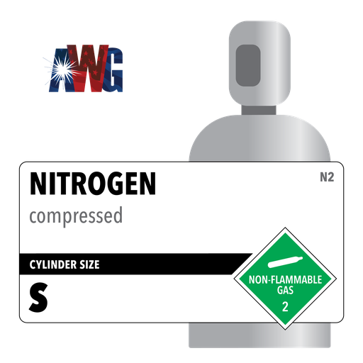 Nitrogen, S, 4.8, Zero, 99.998%, 150 cf, High Pressure Aluminum (HPA), (C) - CGA 580