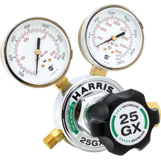 Harris 3000510 Model 25GX-145-540 Single Stage Oxygen Regulator