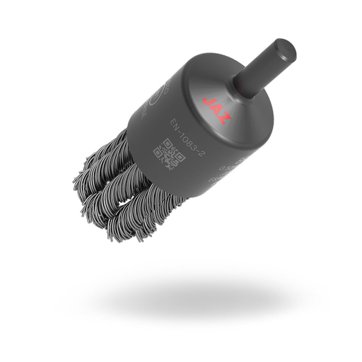 JAZ Steel Twist Knot Wire Brush | 1/2 x .020 x 1-1/4