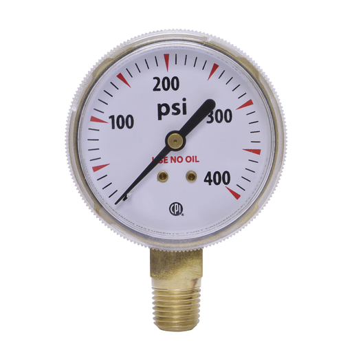 Gauge 2" BM 400PSI Brs