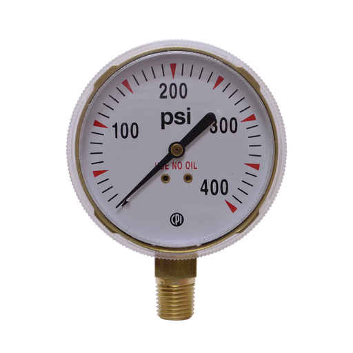 Gauge 2.5" BM 400PSI Brs