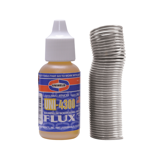 UNI-4300 ALUMINUM KIT w/FLUX Kit, 1/16" x 10'