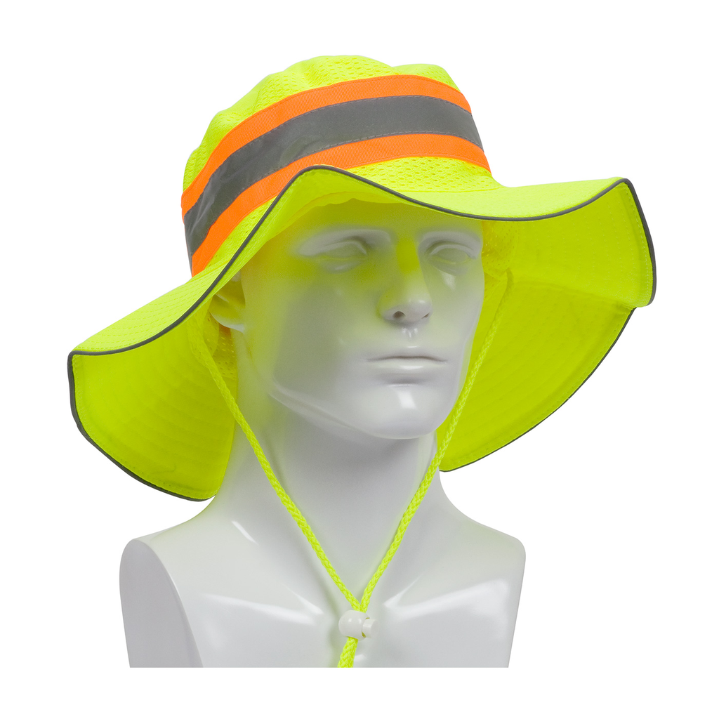 PIP 350-RANGER NON ANSI, HIGH-VIZ, CONTRAST TRIM, RANGER STYLE HAT Product image for PIP 350-RANGER NON ANSI, HIGH-VIZ, CONTRAST TRIM, RANGER STYLE HAT