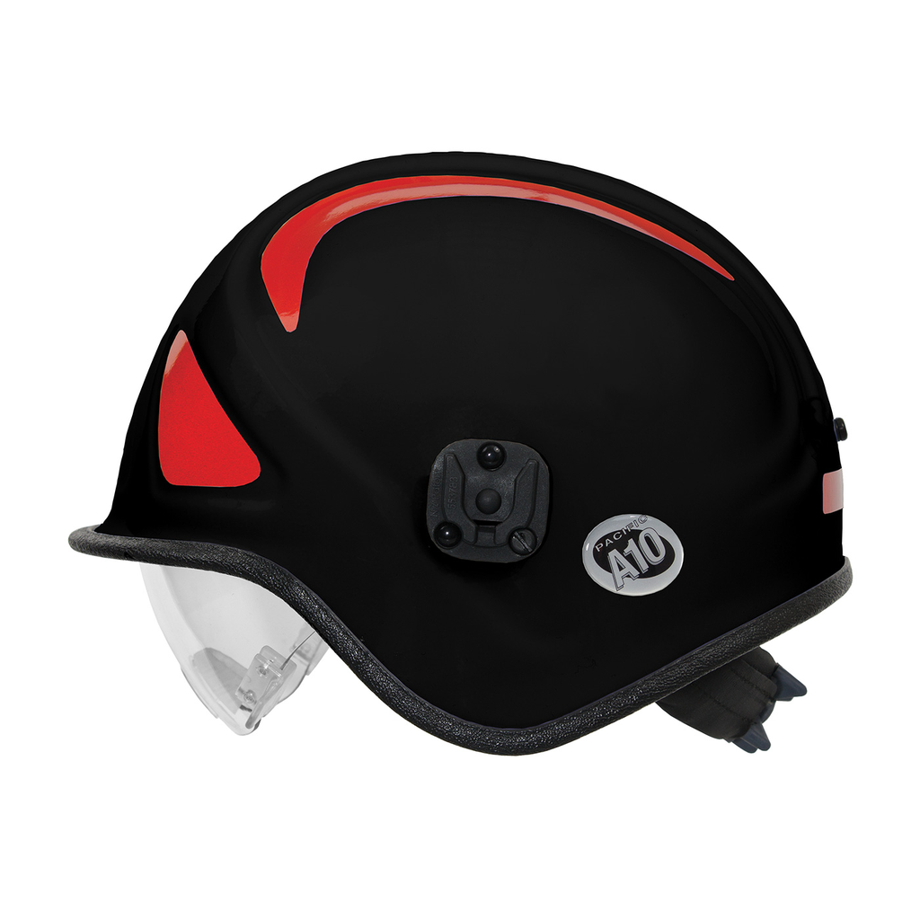 Product image for PIP 813-3279 PACIFIC A10 AMBULANCE/PARAMEDIC, BLACK, EYE VISOR, 3-PT CS NFPA 1951 LIKELY SUBJECT TO TAX
