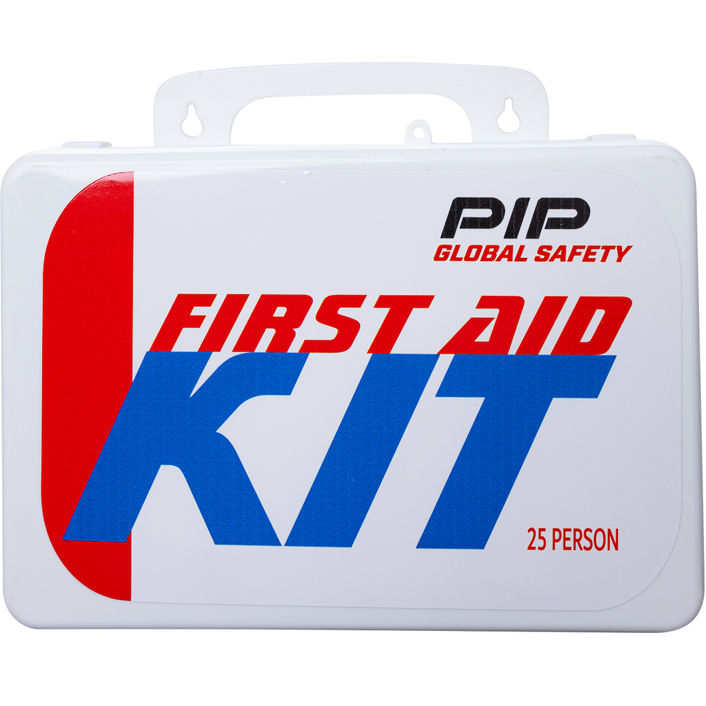 Product image for PIP 299-13225 PERSONAL FIRST AID KIT 25 PERSON 24 DIFFERENT COMPONENTS MEETS ANSI Z308.1