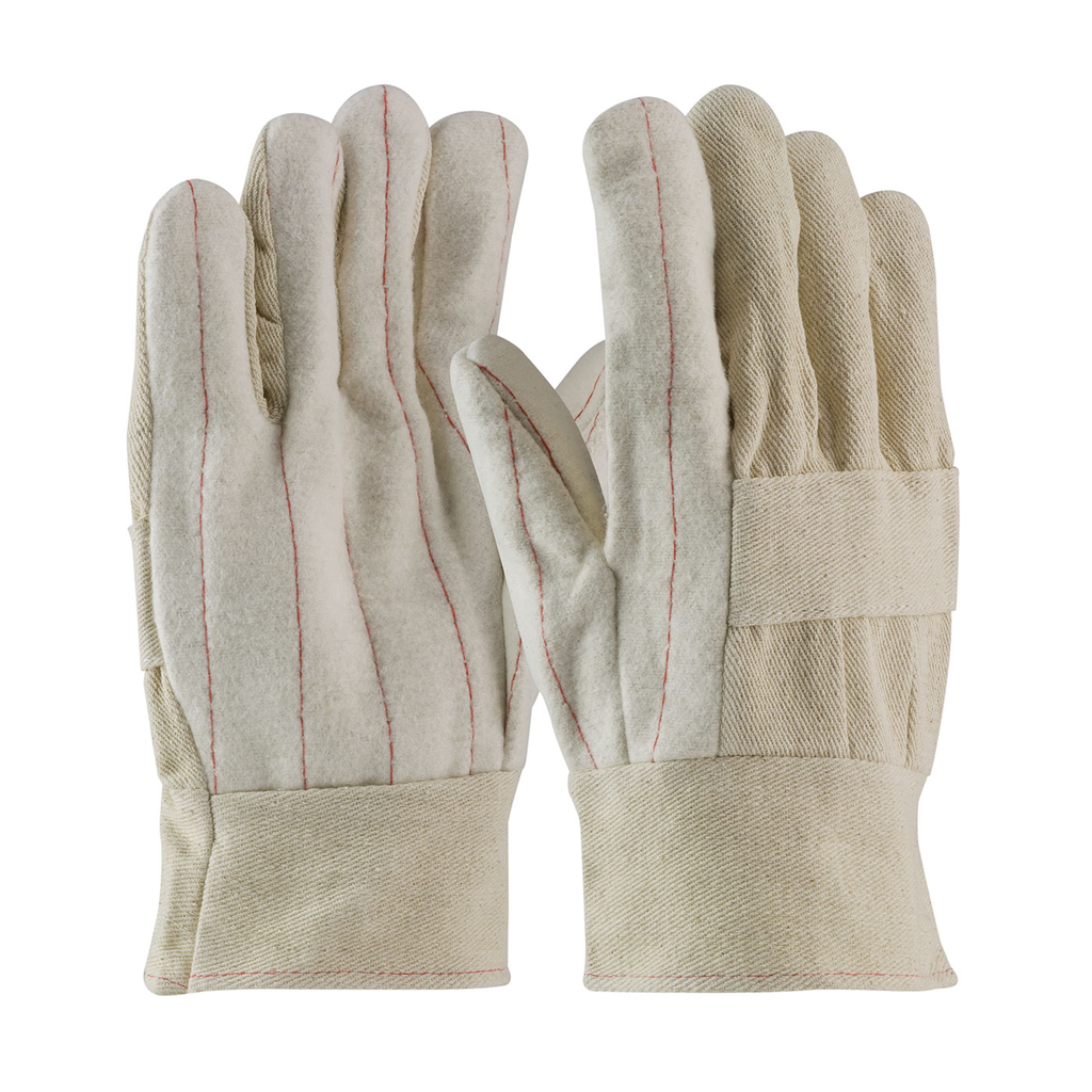 Product image for PIP` 94-924I CANVAS HOT MILL GLOVE, 24 OZ., TWO LAYERS, ECONOMY GRADE, BAND TOP