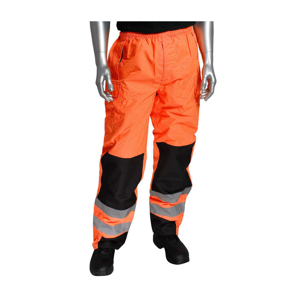 Product image for PIP 318-1771-OR/2X ANSI 107 Class E Ripstop Reinforced Overpant - Hi-Vis Orange, 2XLarge
