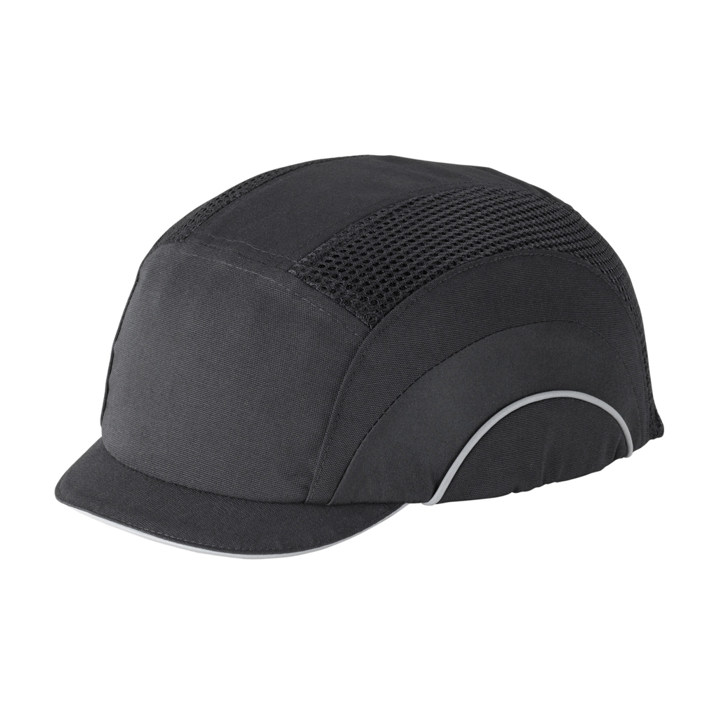 Product image for PIP 282-ABM130-11 JSP HARDCAP A1+ LOW-PROFILE, BLACK/ BLACK, MICRO 1&QUOT; BRIM, HDPE LINER LIKELY SUBJECT TO TAX