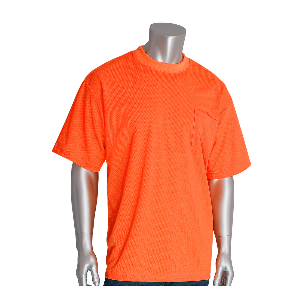 Product image for PIP 310-CNTSNOR-L NON-ANSI, SHORT SLEEVE T-SHIRT, CREW NECK, CHEST POCKET, OR LIKELY SUBJECT TO TAX