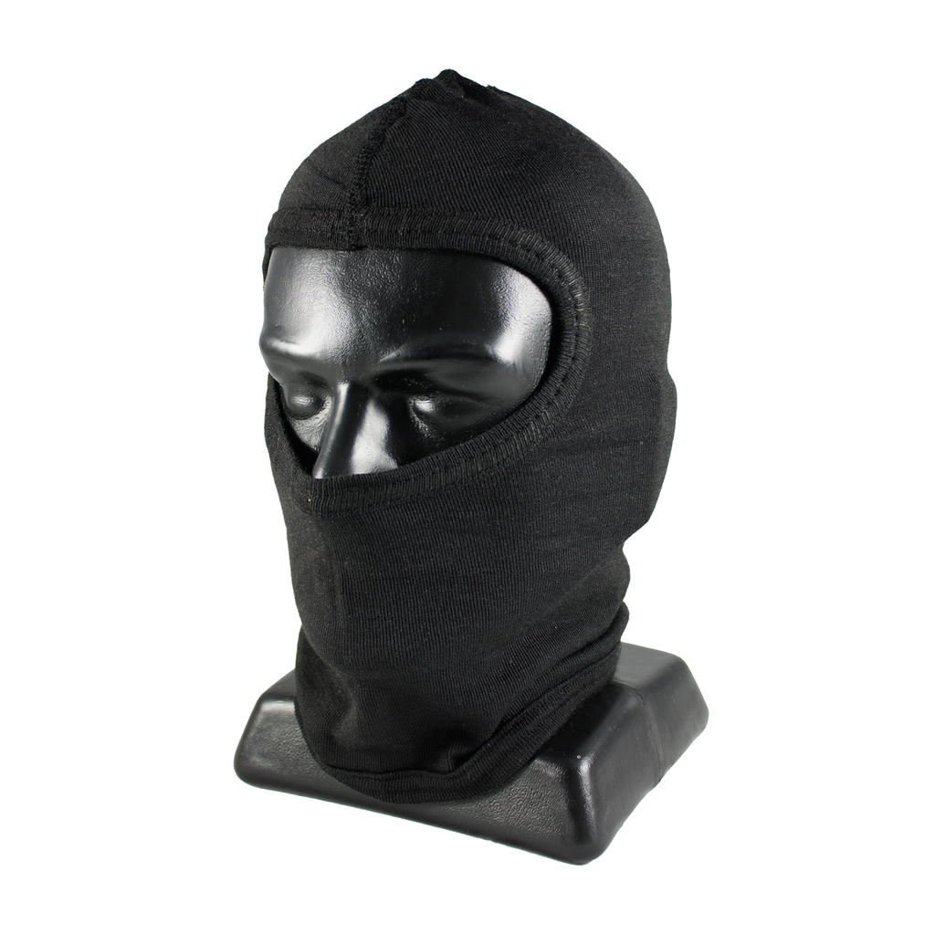 Product image for PIP 202-101 100% NOMEX HOOD, FULL FACE WITHOUT BIB, BLACK, SINGLE HEAD LAYER