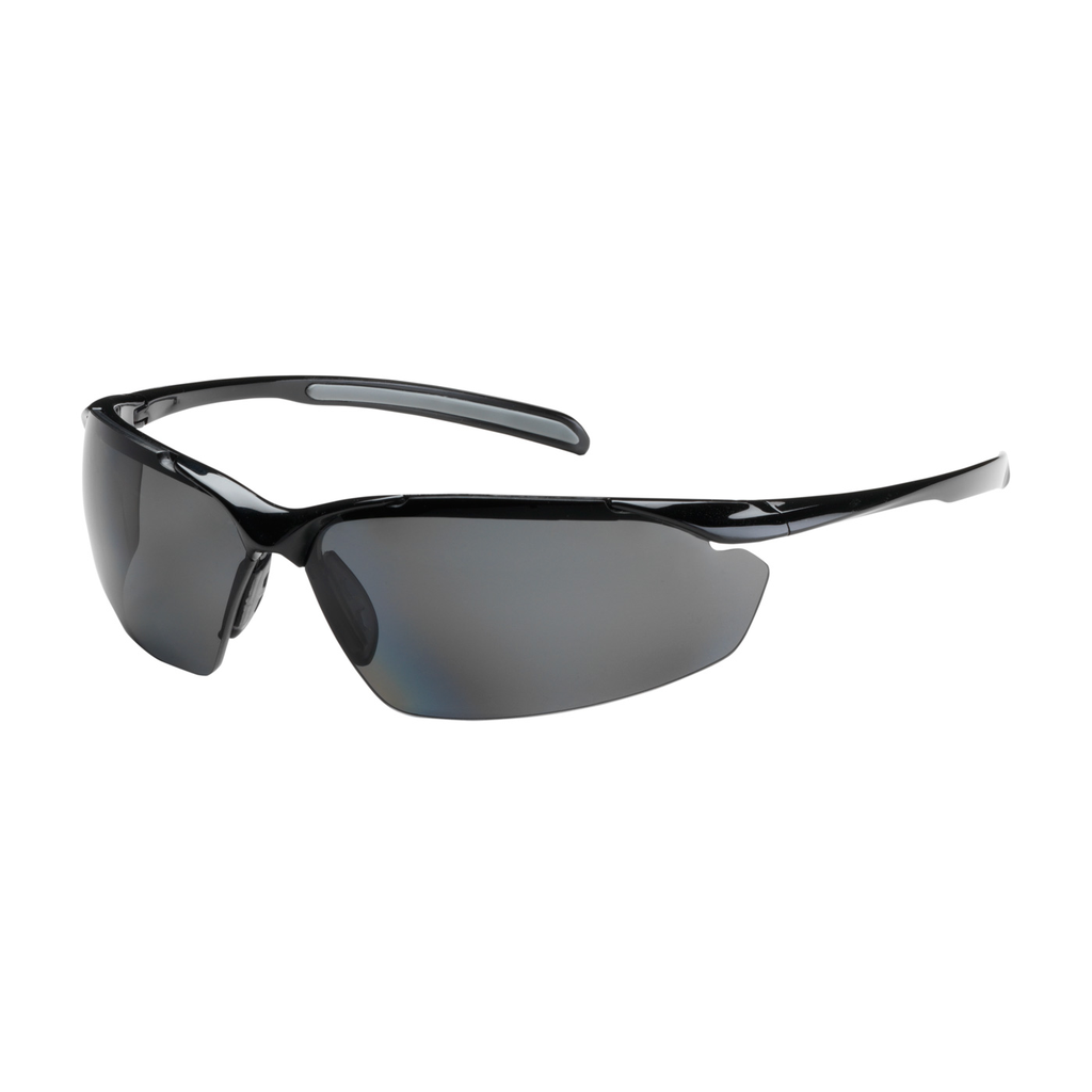 Product image for PIP 250-33-0041 COMMANDER, POL GRAY LENS, AS, GLOSS BLK FRM, RUBBER PADS , CSA LIKELY SUBJECT TO TAX