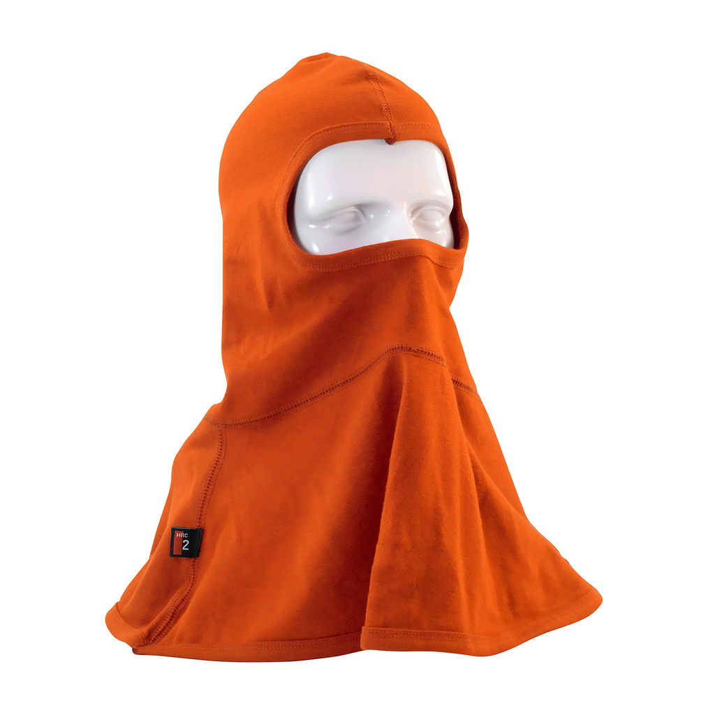 Product image for PIP 385-FRBL11-OR AR/FR BALACLAVA SINGLE LAYER 11 CAL 6.5 OZ INTERLOCK COTTON OR
