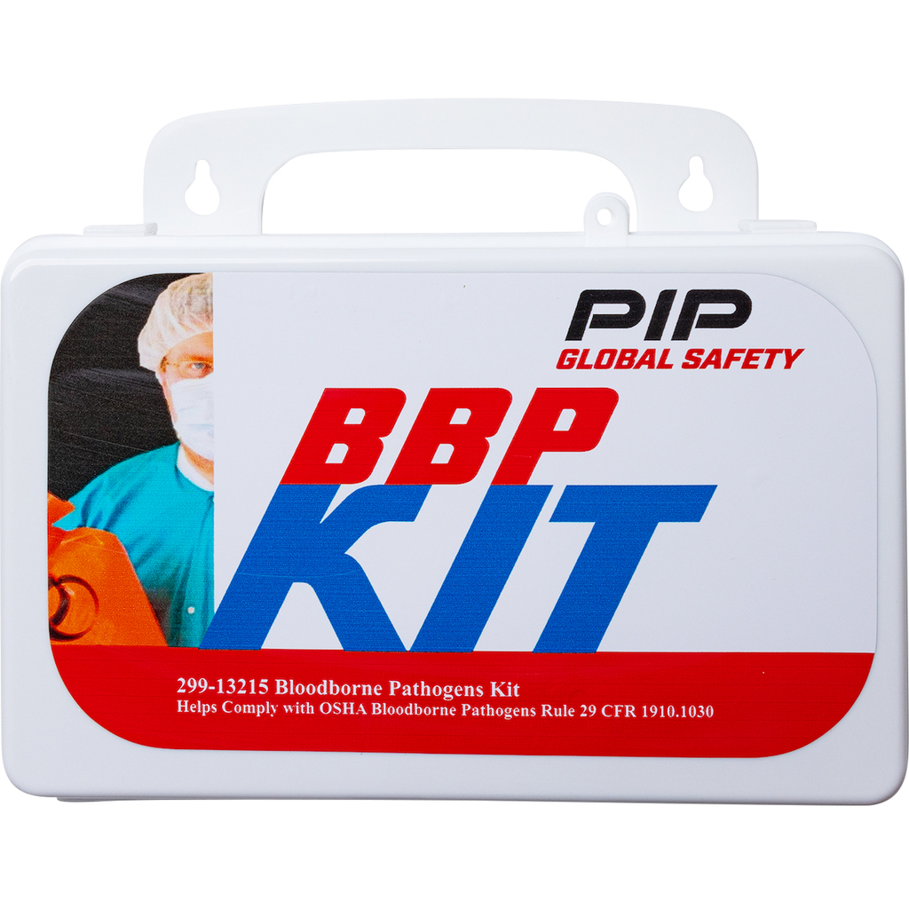 Product image for PIP 299-13215 BLOODBORNE PATHOGEN / BIO-HAZARD KIT 11 DIFFERENT COMPONENTS