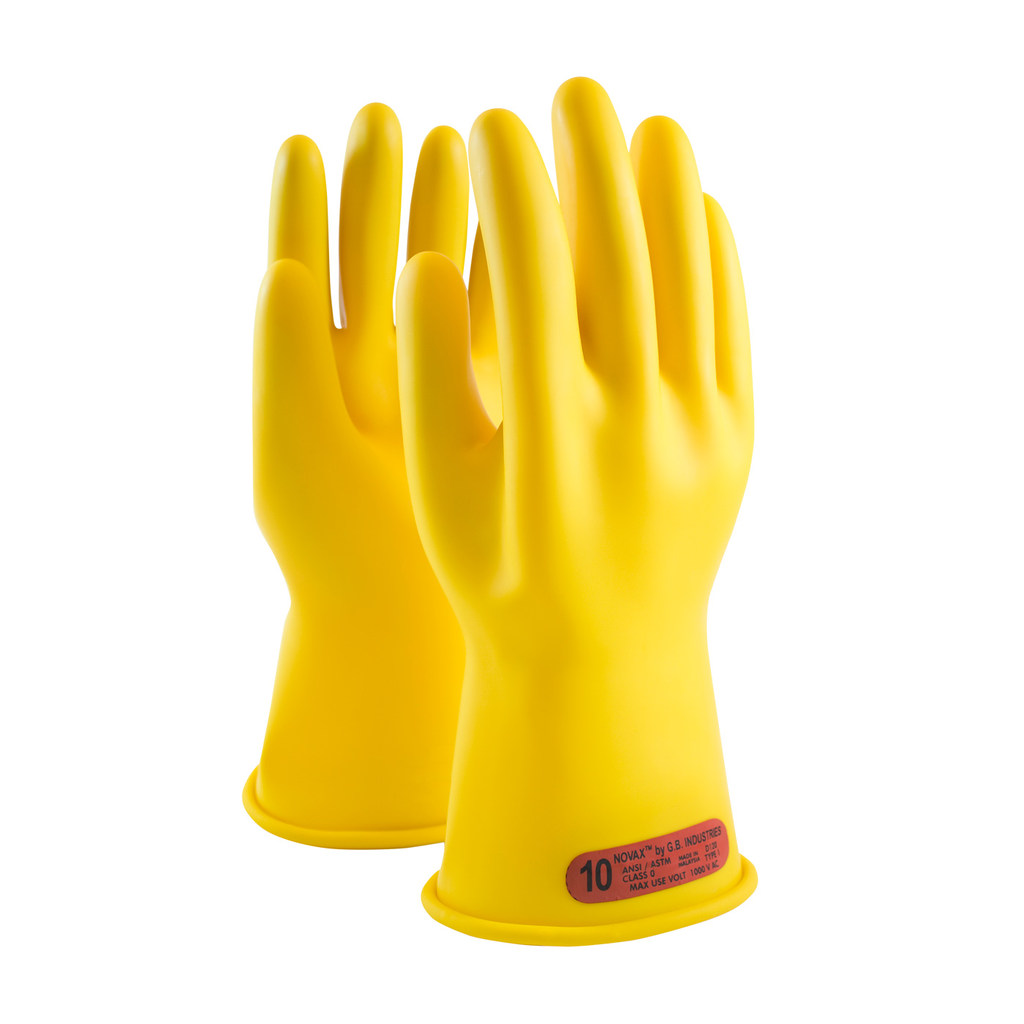 Product image for PIP 170-0-11/12 Class 0 Rubber Insulating Glove w/ Straight Cuff, 11" - Size 12