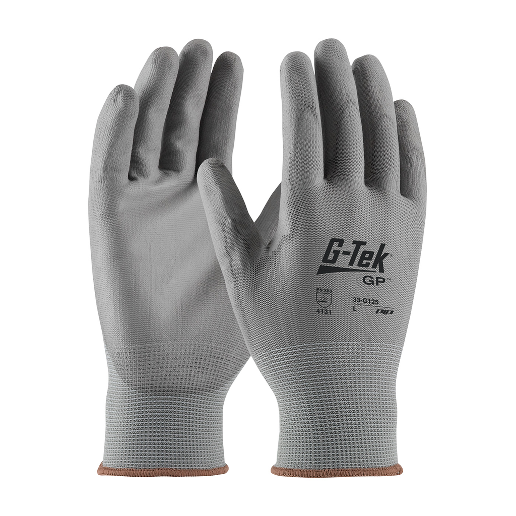 Product image for PIP 33-G125/XXXL G-TEK GP, GRAY 13G NYLON SHELL, GRAY PU COATED SMOOTH GRIP LIKELY SUBJECT TO TAX