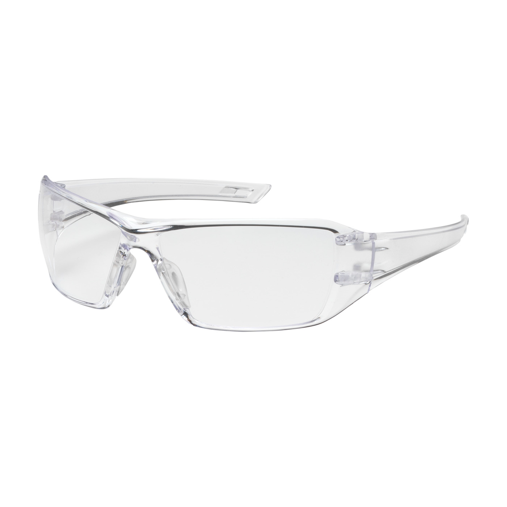 Product image for PIP 250-46-0020 Rimless Safety Glasses w/ Clear Temple, Clear Lens and Anti-Scratch / Anti-Fog Coating