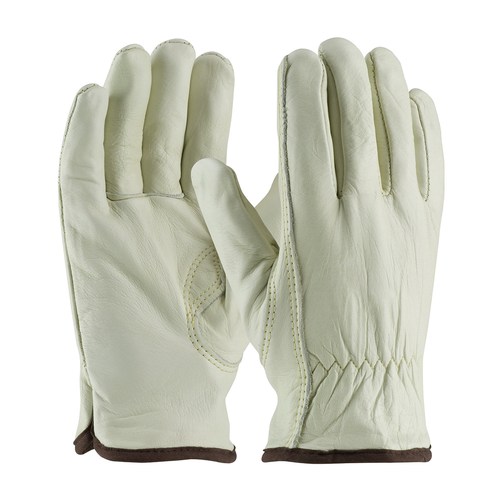 Product image for PIP 77-265/L TOP GRAIN COWHIDE DRIVERS, NATURAL COTTON LINING, KEYSTONE THUMB LIKELY SUBJECT TO TAX