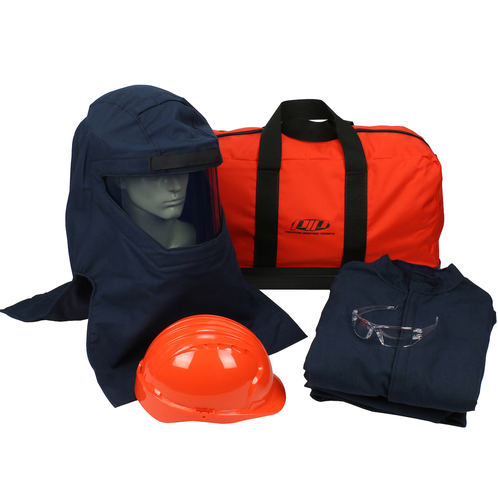 Product image for PIP 9150-540ULT/XL 40 CAL ULTRALITE KIT JACKET/PANT HOOD SAFETY GLASSES BAG