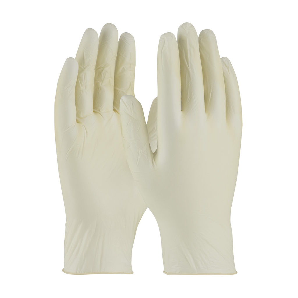 Product image for PIP 64-346PF/L Food Grade Disposable Non-Latex Synthetic Glove, Powder Free w/ Smooth Grip - 4 Mil - Large