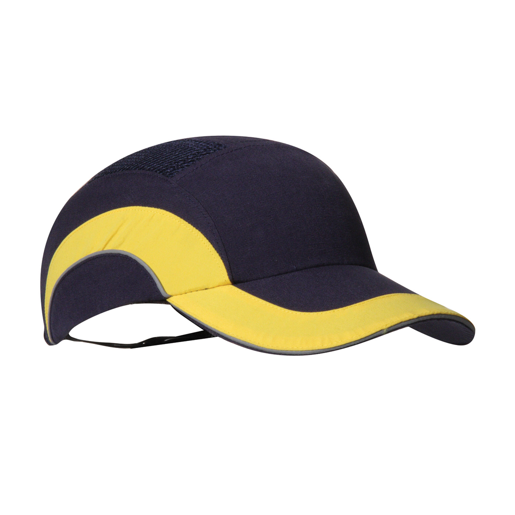 PIP 282-ABR170-52 HARDCAP A1+ BUMP CAP, NAVY/YELLOW, LOW-PROFILE BASEBALL STYLE, SLIDE-LOCK ADJUSTMENT, Product image for PIP 282-ABR170-52 HARDCAP A1+ BUMP CAP, NAVY/YELLOW, LOW-PROFILE BASEBALL STYLE, SLIDE-LOCK ADJUSTMENT,
