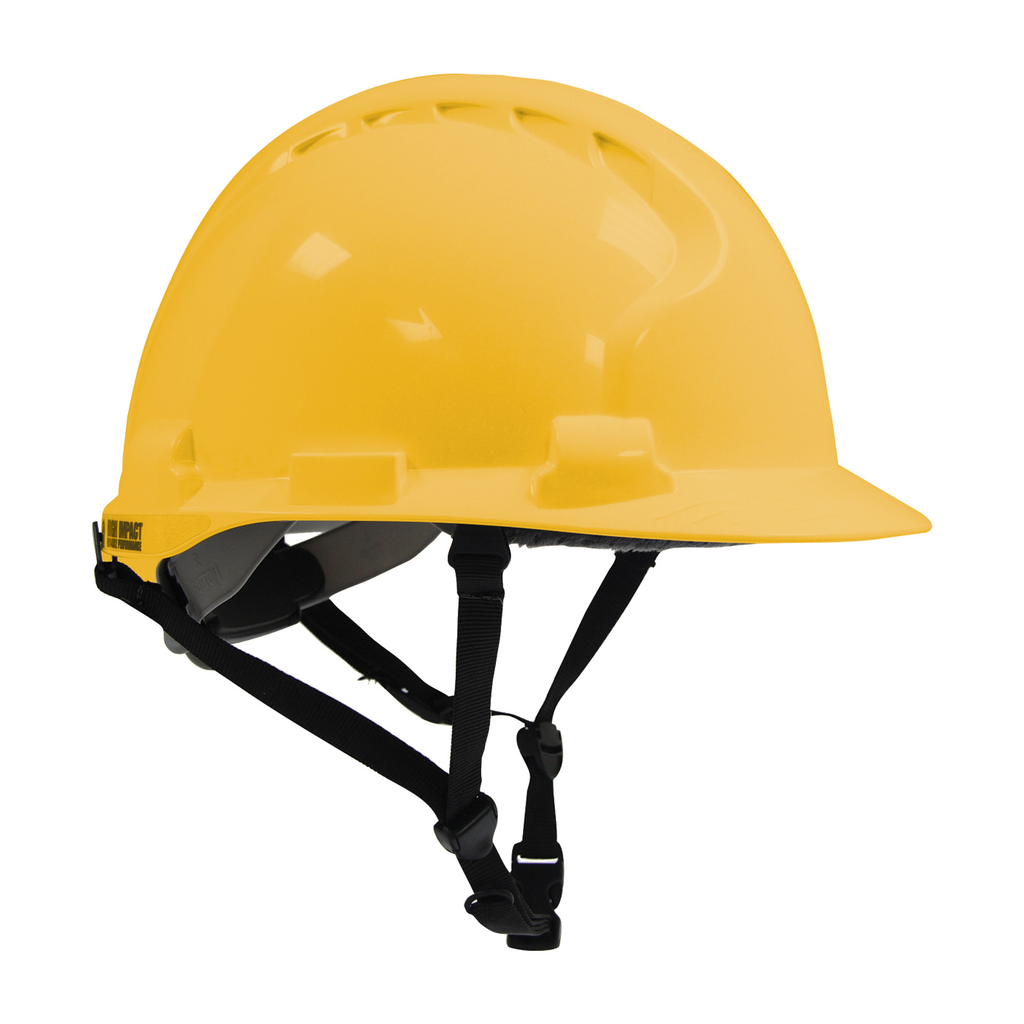 Product image for PIP 280-AHS240-20 JSP MK8 LINESMAN, YELLOW, W/ 4-PT CHIN STRAP, WHEEL RATCHET, CLASS E LIKELY SUBJECT TO TAX