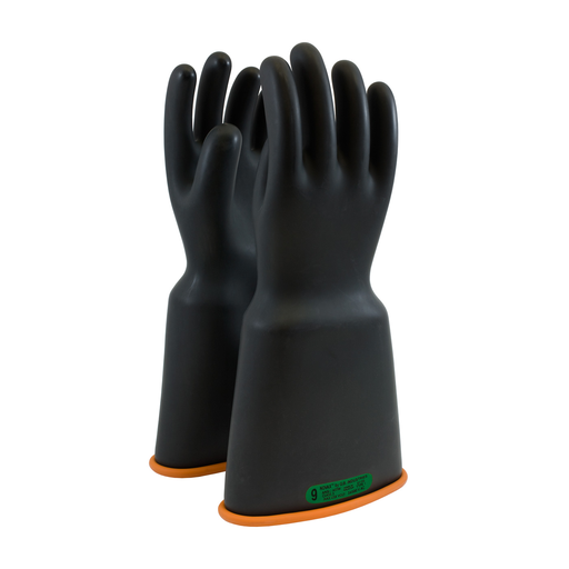 Product image for PIP 159-3-16/12 NOVAX INSULATING GLOVE, CLASS 3, 16 IN., BLK./ORN., BELL CUFF LIKELY SUBJECT TO TAX