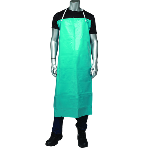 Green Vinyl Apron - 20 mil, Green, 35" x 45"