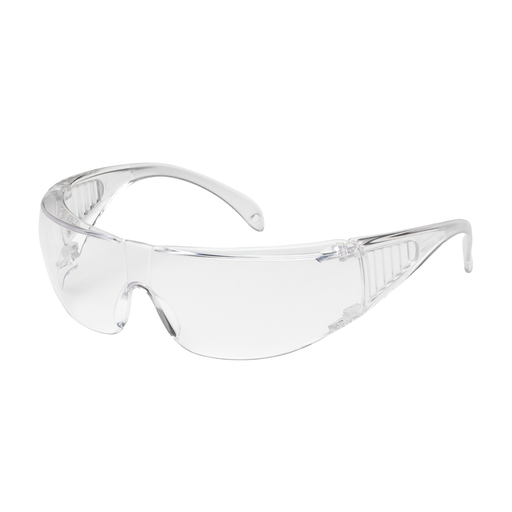 Product image for PIP 250-37-0900 OTG Rimless Safety Glasses w/ Clear Temple, Clear Lens and Anti-Scratch Coating