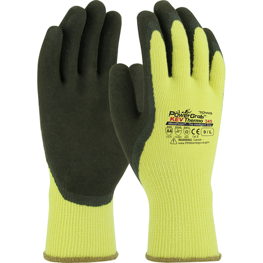 Product image for PIP 09-K1350/XXL POWERGRAB KEV THERMO KEVLAR/ ACRYLIC LATEX MICROFINISH EN3
