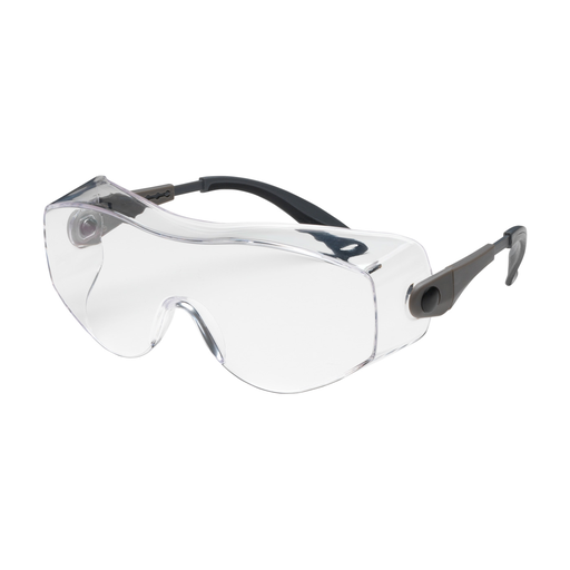Product image for PIP 250-98-0080 OTG Rimless Safety Glasses w/ Black / Gray Temple and Clear Lens