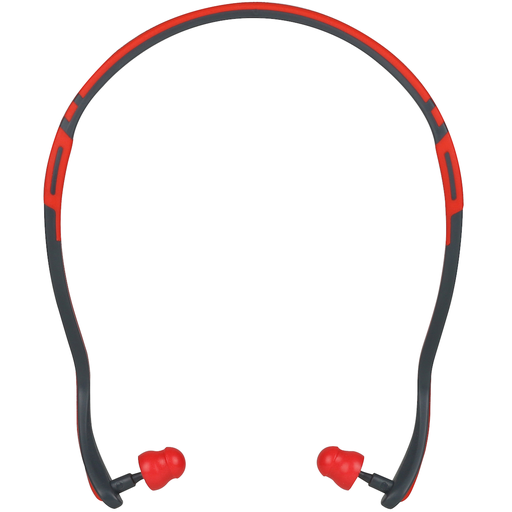 Product image for PIP 267-HPB410 BANDED FOAM EARPLUGS,REPLACEMENT PODS INCL., 24 DB, GRAY/RED WITH PIP LOGO LIKELY SUBJECT TO TAX