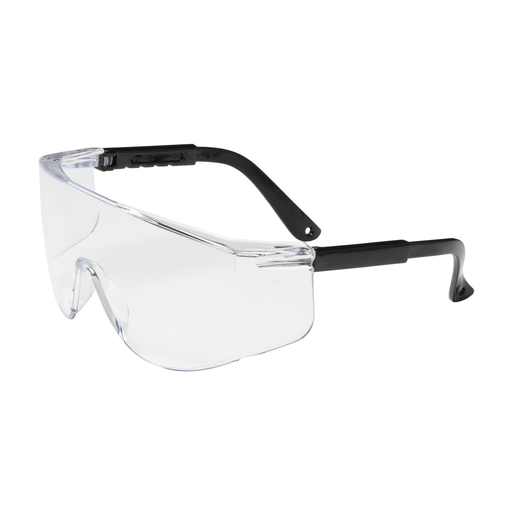 Product image for PIP 250-03-0080 OTG Rimless Safety Glasses w/ Black Temple and Clear Lens