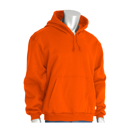 AR/FR Fleece Pullover Hoodie, Orange, M