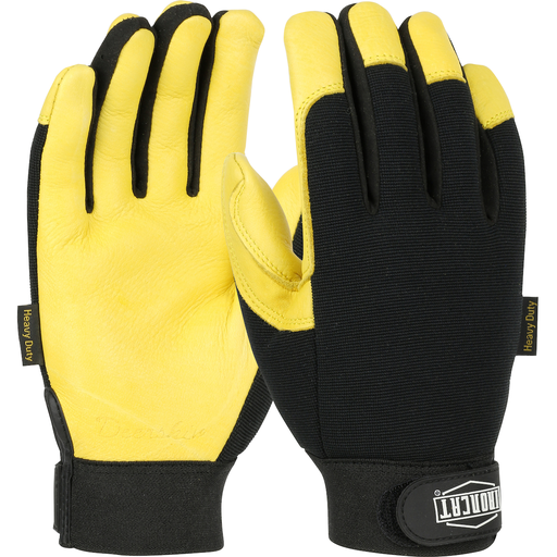 Product image for PIP 86400/L IRONCAT, HEAVY DUTY GRAIN DEERSKIN, SPANDEX BACK, HOOK AND LOOP WRIST LIKELY SUBJECT TO TAX