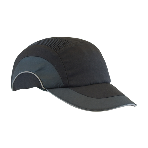 Product image for PIP 282-ABR170-11 HARDCAP A1+ BUMP CAP BLACK/BLACK LOW-PROFILE BASEBALL STYLE SLIDE-LOCK ADJUSTMENT