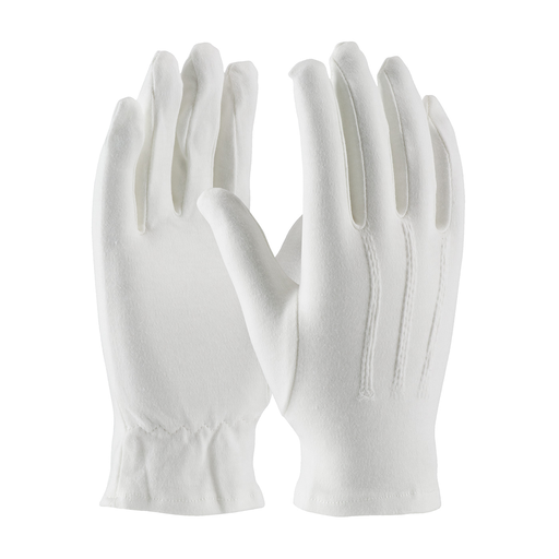 Product image for PIP 130-100WM/L CABARET. 100% COTTON, WHITE DRESS GLOVE, OPEN CUFF PURCHASED PER DOZEN