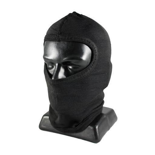Product image for PIP 202-101 100% NOMEX HOOD, FULL FACE WITHOUT BIB, BLACK, SINGLE HEAD LAYER