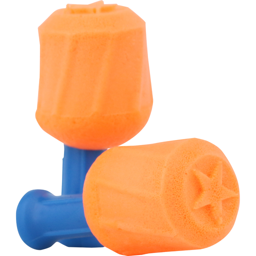 Product image for PIP 267-HPF610 EZ-TWIST EAR PODS, UNCORDED, 30 DB NRR, ORANGE PU FOAM, 200/BOX LIKELY SUBJECT TO TAX