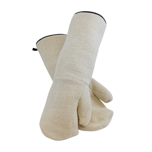 Product image for PIP 42-857 TERRY CLOTH BAKER'S MITT, 32 OZ DOUBLE INSULATED, LOOP-OUT, 17 INCH LIKELY SUBJECT TO TAX