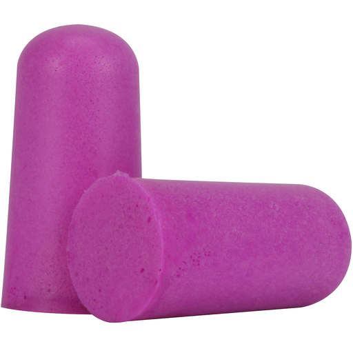 Product image for PIP 267-HPF310 NANO BULLET EAR PLUGS, UNCORDED, 28 DB NRR, PURPLE PU FOAM, 200/BOX LIKELY SUBJECT TO TAX