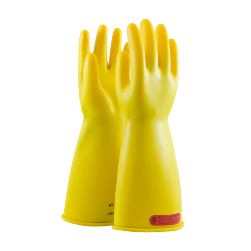 Product image for PIP 170-0-14/11 NOVAX INSULATING GLOVE CLASS 0 14 IN. YLW. STRAIGHT CUFF