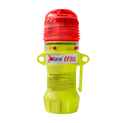 Product image for PIP 939-EF350-R E-FLARE, FLASHING 1-COLOR, RED BEACON, STANDARD 4 LED LIGHT INTENSITY, COMPACT 5.7IN TALL AND