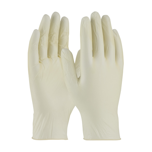 Product image for PIP 64-346PF/L Food Grade Disposable Non-Latex Synthetic Glove, Powder Free w/ Smooth Grip - 4 Mil - Large