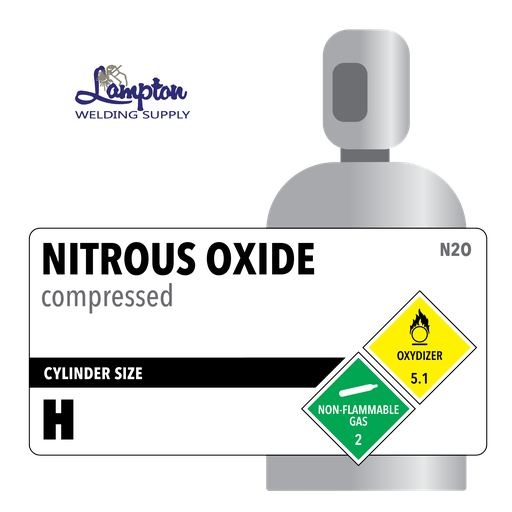 Nitrous Oxide, H, 4.0, Racing, 99.99, High Pressure Steel (HPS), CGA 326